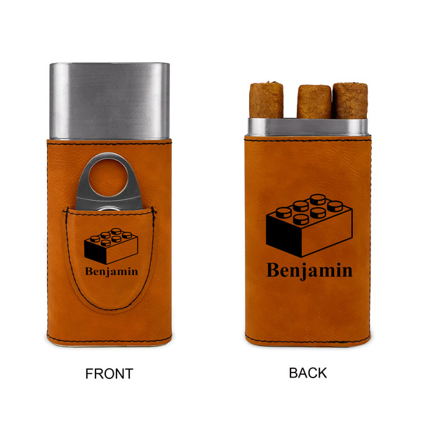 Building Blocks Cigar Case with Cutter - Double Sided - Approval