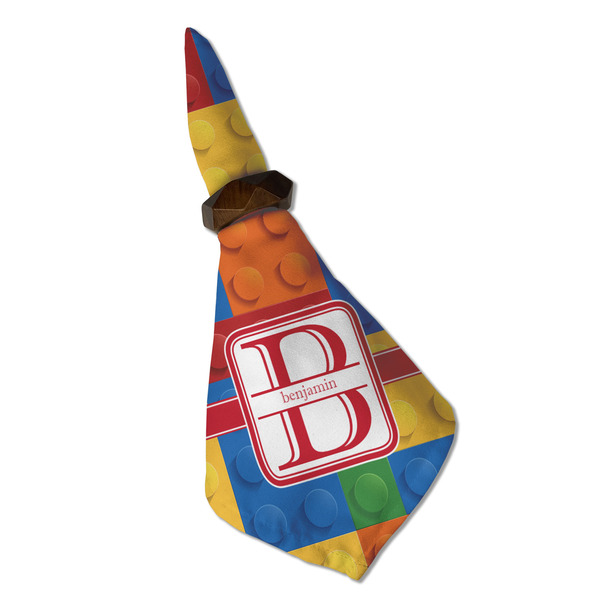 Building Blocks Cloth Napkins - Personalized Dinner (Folded in Ring) (MAIN)