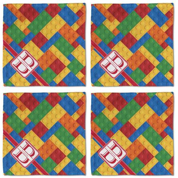 Building Blocks Cloth Napkins - Personalized Lunch (APPROVAL) Set of 4