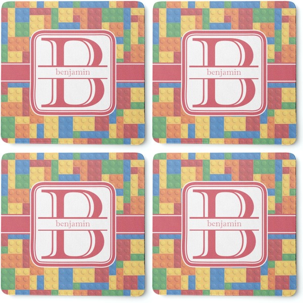 Building Blocks Coaster Rubber Back - Apvl