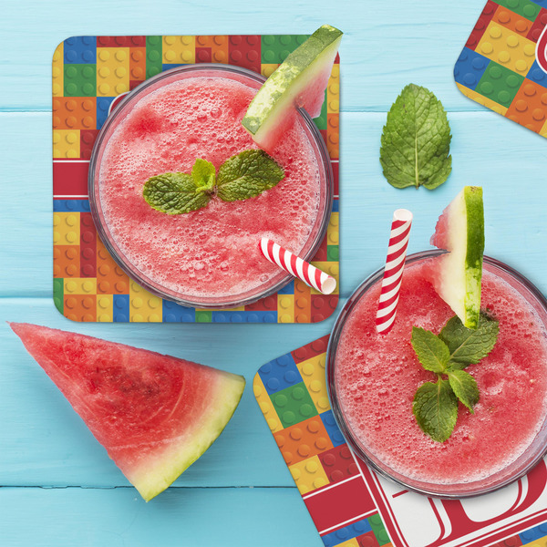 Building Blocks Coaster Set - LIFESTYLE