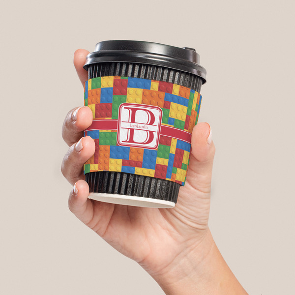 Building Blocks Coffee Cup Sleeve - LIFESTYLE