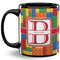 Building Blocks Coffee Mug - 11 oz - Full- Black