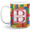 Building Blocks Coffee Mug - 11 oz - Full- White
