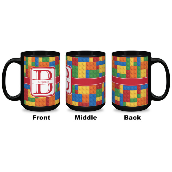 Building Blocks Coffee Mug - 15 oz - Black APPROVAL