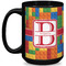 Building Blocks Coffee Mug - 15 oz - Black Full