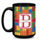 Building Blocks Coffee Mug - 15 oz - Black