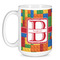 Building Blocks Coffee Mug - 15 oz - White