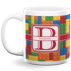 Building Blocks 20 Oz Coffee Mug - White (Personalized)