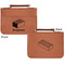 Building Blocks Cognac Leatherette Bible Covers - Small Double Sided Apvl
