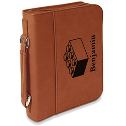 Building Blocks Leatherette Book / Bible Cover with Handle & Zipper (Personalized)