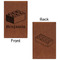 Building Blocks Cognac Leatherette Journal - Double Sided - Apvl
