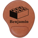 Building Blocks Leatherette Mouse Pad with Wrist Support (Personalized)