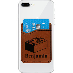 Building Blocks Leatherette Phone Wallet (Personalized)