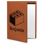 Building Blocks Leatherette Portfolio with Notepad (Personalized)