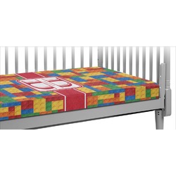Building Blocks Crib Fitted Sheet (Personalized)