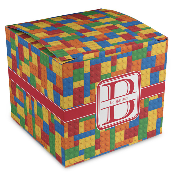 Custom Building Blocks Cube Favor Gift Boxes (Personalized)