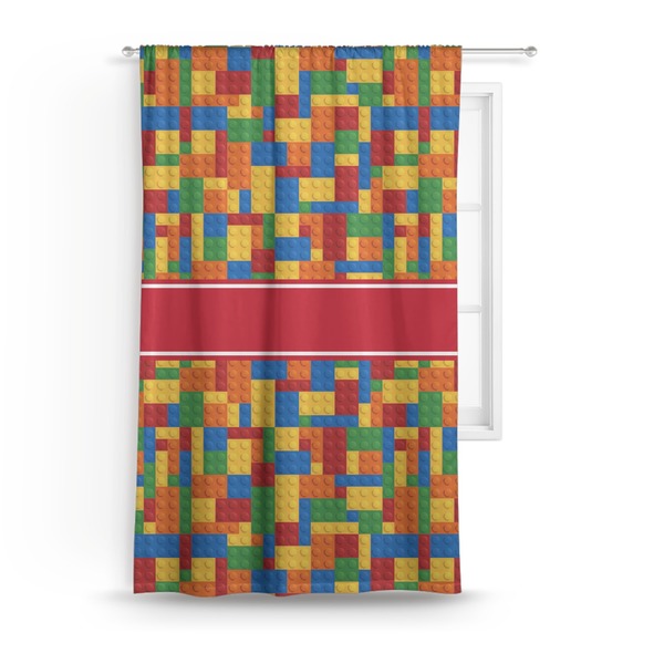 Custom Building Blocks Curtain - 50"x84" Panel