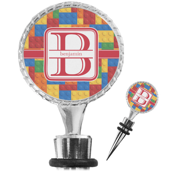 Custom Building Blocks Wine Bottle Stopper (Personalized)