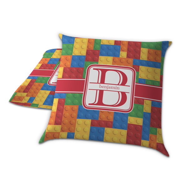 Building Blocks Decorative Pillow Case - TWO