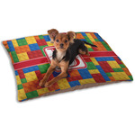 Building Blocks Dog Bed - Small w/ Name and Initial