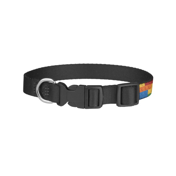 Building Blocks Dog Collar - Small - Back