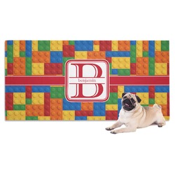Building Blocks Dog Towel (Personalized)
