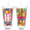 Building Blocks Double Wall Tumbler with Straw - Approval