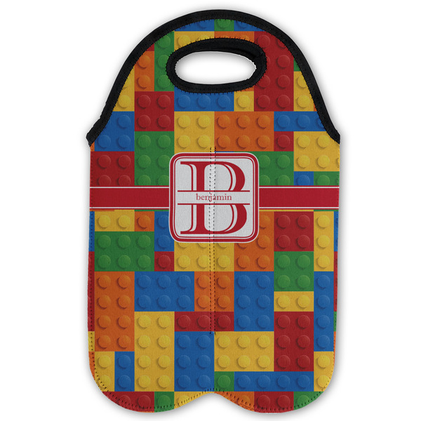 Building Blocks Double Wine Tote - Flat (new)