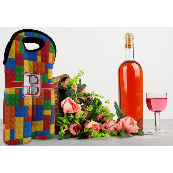 Building Blocks Double Wine Tote - LIFESTYLE (new)