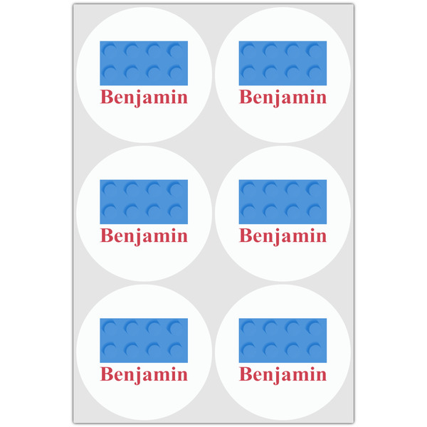 Building Blocks Drink Topper - XLarge - Set of 6