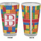 Building Blocks Pint Glass - Full Color - Front & Back Views