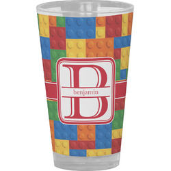 Building Blocks Pint Glass - Full Color (Personalized)