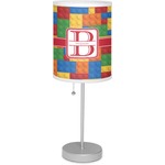 Building Blocks 7" Drum Lamp with Shade Polyester (Personalized)