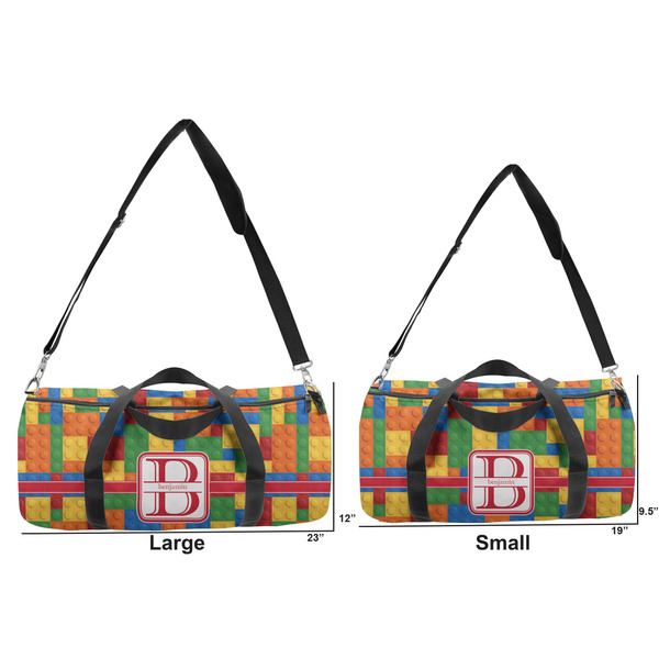 Building Blocks Duffle Bag Small and Large
