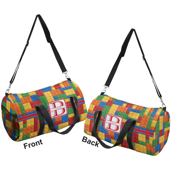 Building Blocks Duffle bag small front and back sides