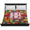 Building Blocks Duvet Cover - King - On Bed - No Prop