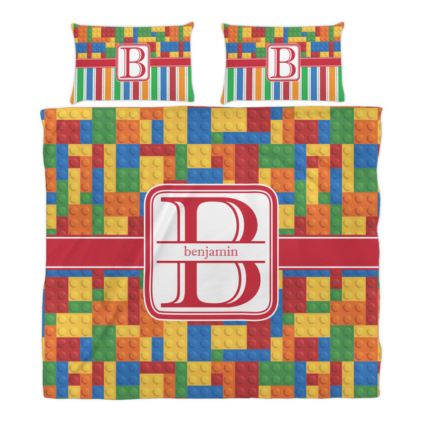 Building Blocks Duvet Cover Set - King - Alt Approval