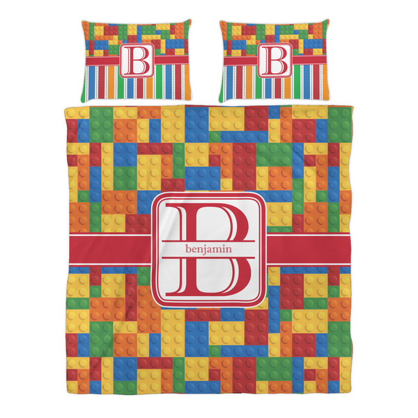 Building Blocks Duvet cover Set - Queen - Alt Approval