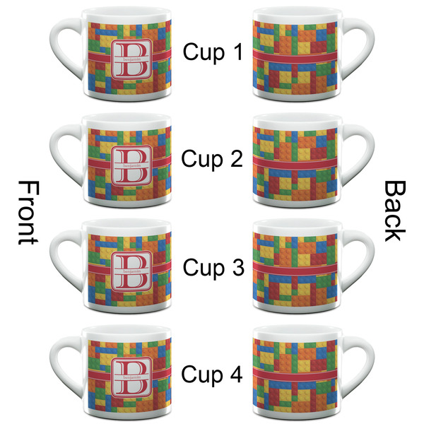 Building Blocks Espresso Cup - 6oz (Double Shot Set of 4) APPROVAL