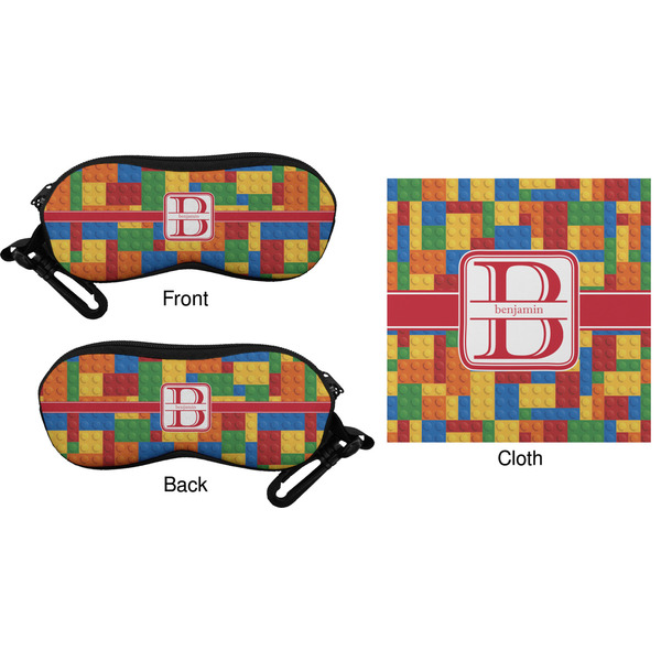 Building Blocks Eyeglass Case & Cloth (Approval)