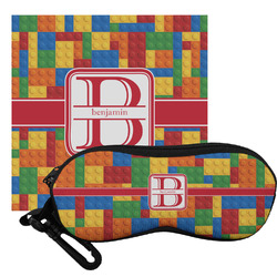 Building Blocks Eyeglass Case & Cloth (Personalized)