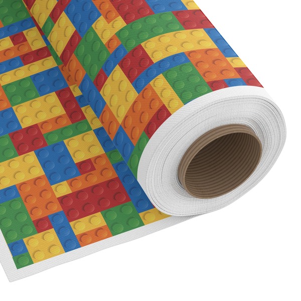 Custom Building Blocks Fabric by the Yard - Spun Polyester Poplin