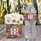 Building Blocks French Fry Favor Box - w/ Water Bottle
