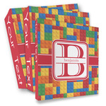 Building Blocks 3 Ring Binder - Full Wrap (Personalized)