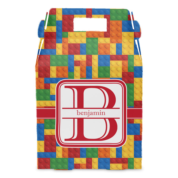 Building Blocks Gable Favor Box - Front