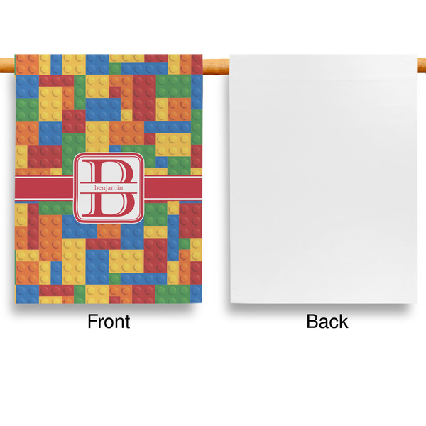 Building Blocks Garden Flags - Large - Single Sided - APPROVAL