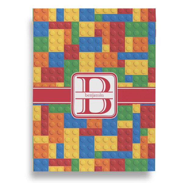 Building Blocks Garden Flags - Large - Single Sided - FRONT
