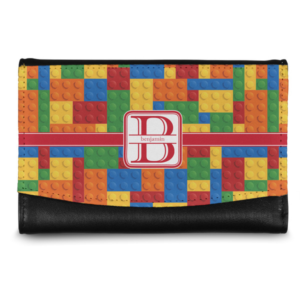 Custom Building Blocks Genuine Leather Women's Wallet - Small (Personalized)