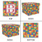 Building Blocks Gift Boxes with Lid - Canvas Wrapped - Medium - Approval
